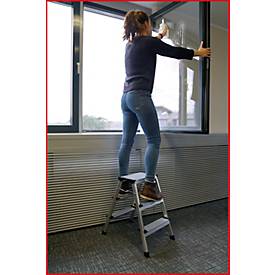 Aluminium-Stufen-Stehleiter