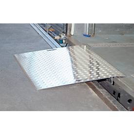 Aluminium-Überfahrbrücke, 750 x 1250 mm, Tragkraft 1200 kg