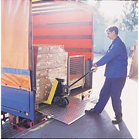 Aluminium-Überfahrbrücke, 750 x 1250 mm, Tragkraft 600 kg