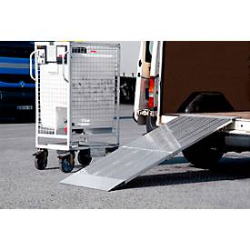 Aluminium-Verladerampen AOS-F 1, 800 x 2000 mm, 1teilig, 32 kg