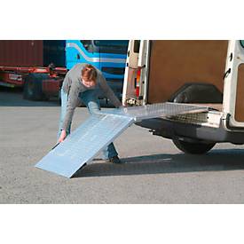 Aluminium-Verladerampen AOS-F 1, 800 x 2000 mm, 1teilig, 32 kg
