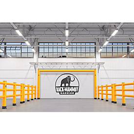 Ampere Handlauf Rack-Mammut®, Kunststoff, L 2000 mm x H 1100 mm, verkehrsgelb