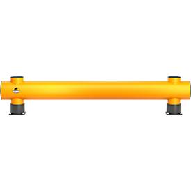 Ampere Rammschutz-Barriere Rack-Mammut®, Einzelplanke, Kunststoff, L 2000 x H 390 mm, verkehrsgelb