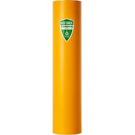 Ampere Regalstützenschutz Eco Rack®, Größe L, recycelter Kunststoff, B 101-110 x H 600 mm, verkehrsgelb
