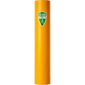 Ampere Regalstützenschutz Eco Rack®, Größe M, recycelter Kunststoff, B 88-100 x H 600 mm, verkehrsgelb