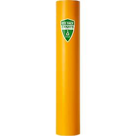 Ampere Regalstützenschutz Eco Rack®, Größe S, recycelter Kunststoff, B 70-87 mm x H 600 mm, verkehrsgelb