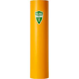 Ampere Regalstützenschutz Eco Rack®, Größe XXL, recycelter Kunststoff, B 111-120 x H 600 mm, verkehrsgelb