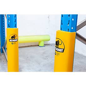 Ampere Regalstützenschutz Rack-Mammut®, Kunststoff, L 70-89 x H 600 mm, verkehrsgelb