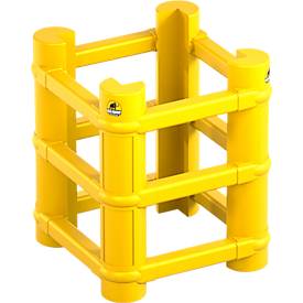 Ampere Universal Säulenschutz Rack-Mammut®, Kunststoff, H 1000 mm, für Säulen 200-700 mm, verkehrsgelb