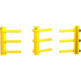 Ampere Universal Säulenschutz Rack-Mammut®, Kunststoff, H 1000 mm, für Säulen 200-700 mm, verkehrsgelb