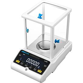 Analysewaage ae Adam Luna LAB 254e, ungeeicht, externe Kalibrierung, Ablesbarkeit 0,0001 g/Wägebereich bis 0,25 kg, RS-232/USB, LC-Display