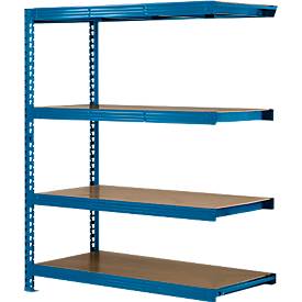Anbaufeld, Weitspann-Steckregal, 4 Böden, H 2400 x B 1525 x T 800 mm