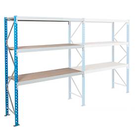 Anbaufeld, Weitspannregal Epsivol, 3 Ebenen, B 2250 x T 800 x H 2000 mm