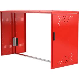 Anbausatz für Fahrradgarage BikeBox 1 G mit Giebeldach