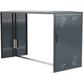 Anbausatz für Fahrradgarage BikeBox 1 G mit Giebeldach