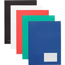 Angebotsmappe FolderSys, A4, 4 Taschen, Visitenkartentasche, Polypropylen, blau, 10 Stück