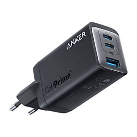 Anker 735 - Netzteil - 65 Watt - 5 A - Anker PowerIQ 4.0 - 3 Ausgabeanschlussstellen (USB Typ A, 2 x USB-C)