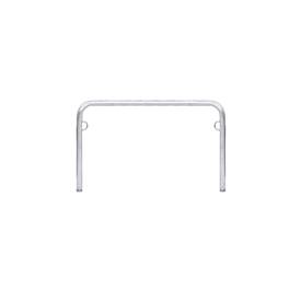 Anlehnbügel WSM, 2-seitig, B 1250 x T 48 x H 800 mm, Stahl verzinkt, zum Einbetonieren