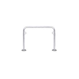 Anlehnbügel WSM, 2-seitig, für Reifen bis B 55 mm, B 1000 x T 48 x H 800 mm, Stahl verzinkt, zum Aufdübeln