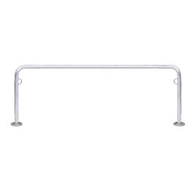 Anlehnbügel WSM, 2-seitig, für Reifen bis B 55 mm, B 1750 x T 48 x H 800 mm, Stahl verzinkt, zum Aufdübeln