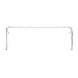 Anlehnbügel WSM, 2-seitig, für Reifen bis B 55 mm, B 1750 x T 48 x H 800 mm, Stahl verzinkt, zum Einbetonieren