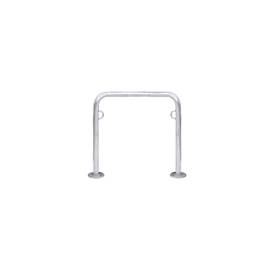 Anlehnbügel WSM, 2-seitig, für Reifen bis B 55 mm, T 48 x H 800 mm, Stahl verzinkt, zum Aufdübeln/Einbetonieren