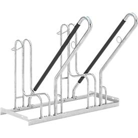 Anlehnparker WSM 4702 XBF, 1-seitig, für Reifen bis 64 mm, 2 Stellplätze, B 1000 x T 850 x H 845 mm