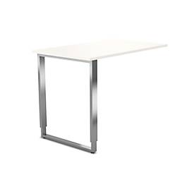 Ansatztisch AXXETO, Kufengestell, Rechteck, B 1000 x T 600 x H 680 - 820 mm