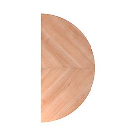 Ansatztisch-Set für Schreibtisch ULM, mit Stützfuß, B 1600 x T 800 x H 650-850 mm