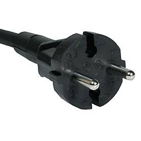 Anschlussleitung H07RN-F 2x1,5 mm2 5m m.Konturenstecker schwarz