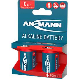 Ansmann Alkaline Baby C Batterien, 1,5 Volt