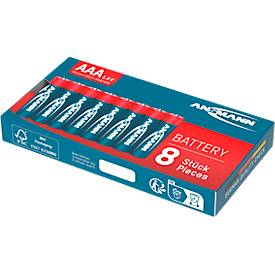 Ansmann Alkaline-Batterien Micro AAA, 8 Stück