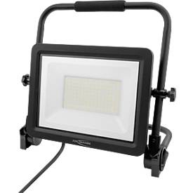ANSMANN FL100W-AC LED Arbeitsstrahler, 12.000 Lumen, 100 W SMD LEDs, IP65, Stoßfest, Verstellbar, mit Tragegriff, schwarz