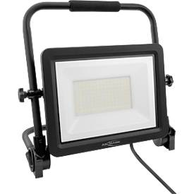 ANSMANN FL100W-AC LED Arbeitsstrahler, 12.000 Lumen, 100 W SMD LEDs, IP65, Stoßfest, Verstellbar, mit Tragegriff, schwarz
