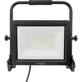 ANSMANN FL100W-AC LED Arbeitsstrahler, 12.000 Lumen, 100 W SMD LEDs, IP65, Stoßfest, Verstellbar, mit Tragegriff, schwarz