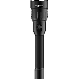 ANSMANN LED Taschenlampe T12000FR, 12.000 Lumen, 4 Leuchtfunktionen, Powerbankfunktion, IPX5/IK07, schwarz