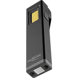 ANSMANN Mini-Booster 500R Arbeitsleuchte, Boost-Funktion, bis zu 500 Lumen, COB-LED, 6000K, mit Magnet und Clip, schwarz