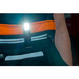 ANSMANN Mini-Booster 500R Arbeitsleuchte, Boost-Funktion, bis zu 500 Lumen, COB-LED, 6000K, mit Magnet und Clip, schwarz