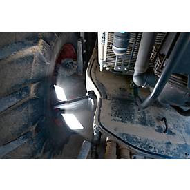 ANSMANN WL11500R Doppel-LED Baustrahler, 11.500 Lumen, 2× 36W-SMD LEDs, Akku- und Netzbetrieb, Verstellbar, Stativ und Magnetfuß, schwarz