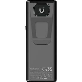 ANSMANN WL1200R-DS Arbeitsleuchte, 1.200 Lumen, Akku, IPX6/IK07, Drei Helligkeitsstufen, mit Haltemagneten und Gürtelclip, schwarz