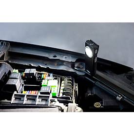 ANSMANN WL1200R-DS Arbeitsleuchte, 1.200 Lumen, Akku, IPX6/IK07, Drei Helligkeitsstufen, mit Haltemagneten und Gürtelclip, schwarz