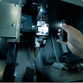 ANSMANN WL1200R-DS Arbeitsleuchte, 1.200 Lumen, Akku, IPX6/IK07, Drei Helligkeitsstufen, mit Haltemagneten und Gürtelclip, schwarz