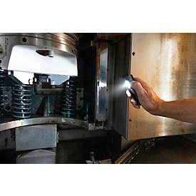 ANSMANN WL1200R-DS Arbeitsleuchte, 1.200 Lumen, Akku, IPX6/IK07, Drei Helligkeitsstufen, mit Haltemagneten und Gürtelclip, schwarz