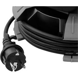 ANSMANN WL14000AC Vierfach-LED Strahler, 14.000 Lumen, 4× 30 W-SMD LEDs, Netzbetrieb, Verstellbar, Stativ und Magnetfuß, schwarz