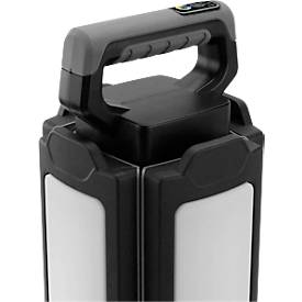 ANSMANN WL14000AC Vierfach-LED Strahler, 14.000 Lumen, 4× 30 W-SMD LEDs, Netzbetrieb, Verstellbar, Stativ und Magnetfuß, schwarz