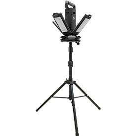 ANSMANN WL14000AC Vierfach-LED Strahler, 14.000 Lumen, 4× 30 W-SMD LEDs, Netzbetrieb, Verstellbar, Stativ und Magnetfuß, schwarz