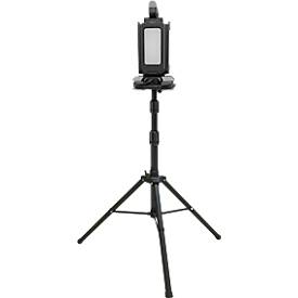 ANSMANN WL14000AC Vierfach-LED Strahler, 14.000 Lumen, 4× 30 W-SMD LEDs, Netzbetrieb, Verstellbar, Stativ und Magnetfuß, schwarz