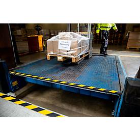 Antirutschband Durable Duraline Grip+ color, für Innen & Außen DIN 51130, selbstklebend, grobkörnige Beschichtung, 1 Rolle mit L 15 m x B 50 mm, schwarz-gelb