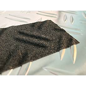 Antirutschband Durable Duraline Grip+, verformbar, für Innen & Außen, DIN 51130, selbstklebend, grobkörnige Beschichtung, 1 Rolle mit L 15 m x B 50 mm, Aluminium, schwarz