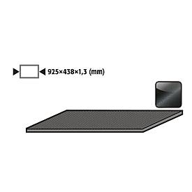 Antirutschmatte für asecos Sicherheitsschränke der UB90 und UB30 Serie, schwarz, B 925 x T 434 x H 1,3 mm